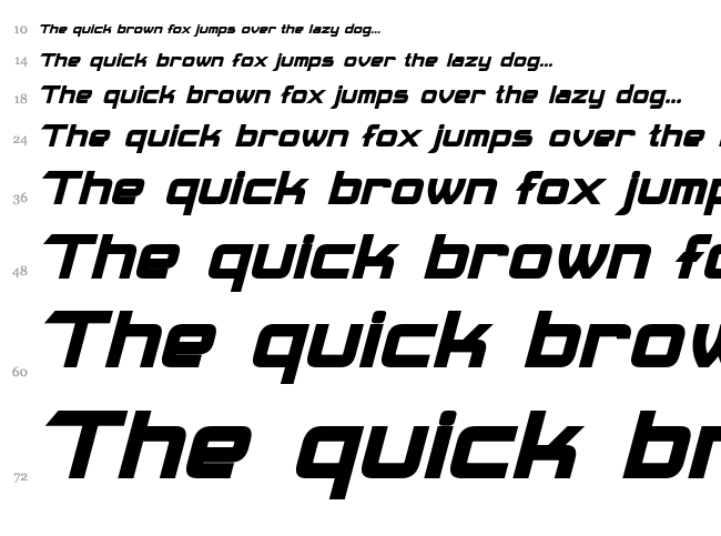 Maximize font waterfall